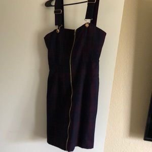 Red and blue plaid dress. Never worn